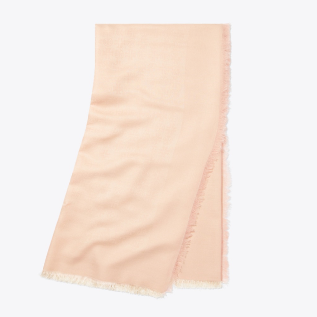 Tory Burch $248 Multi Logo Oversized Square Scarf